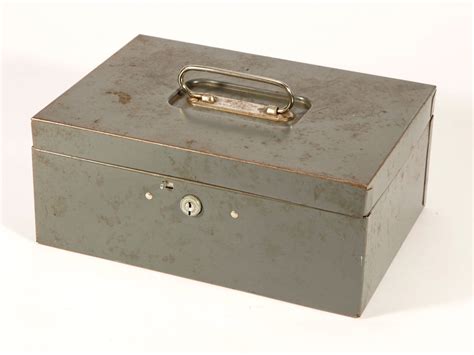 Old Metal Cash Box 